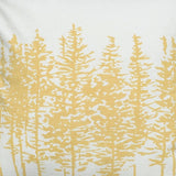 18" Yellow and Ivory Cotton Throw Pillow - Homeroots