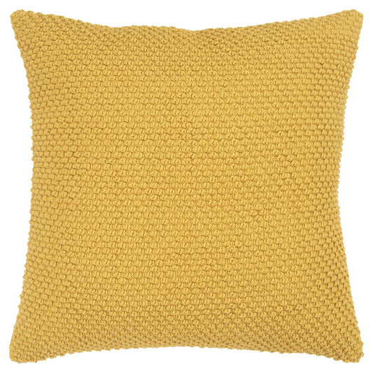 20" Gold Cotton Throw Pillow