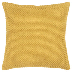 20" Gold Cotton Throw Pillow