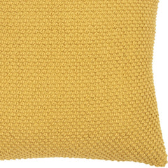 20" Gold Cotton Throw Pillow