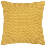 20" Gold Cotton Throw Pillow - Homeroots