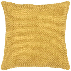 20" Gold Cotton Throw Pillow