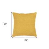 20" Gold Cotton Throw Pillow - Homeroots - Flyclothing LLC