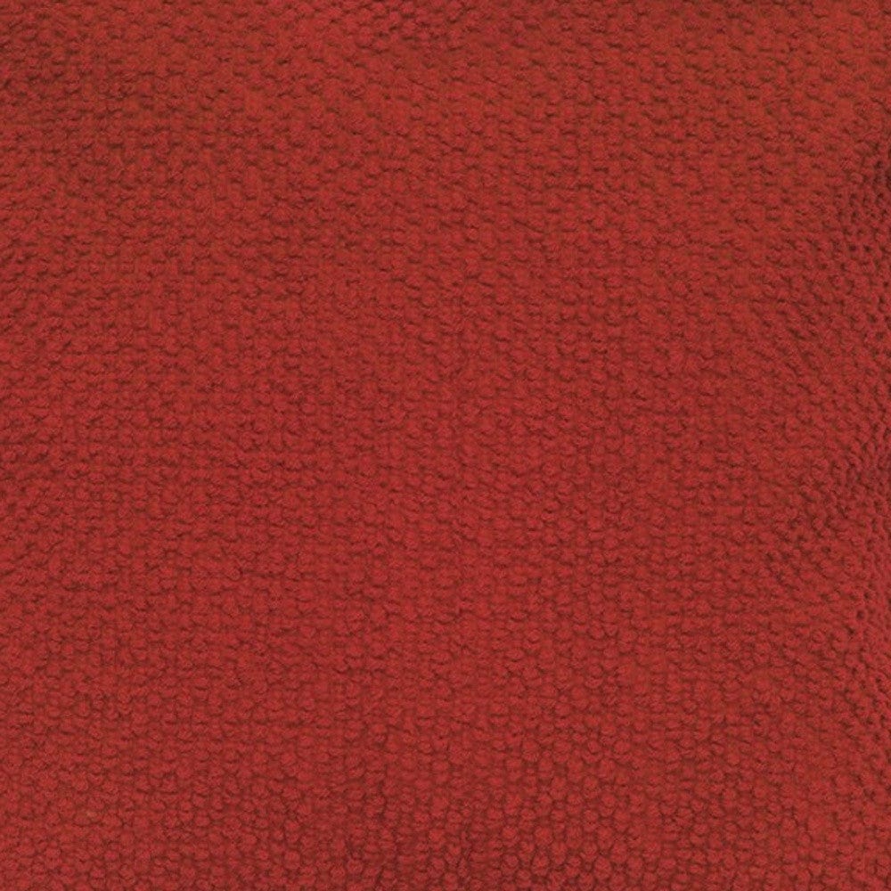 20" Red Cotton Throw Pillow - Homeroots