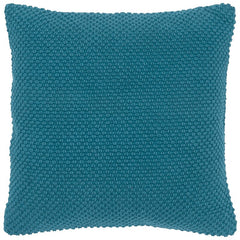 20" Teal Cotton Throw Pillow