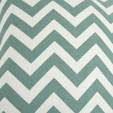 18" Aqua Cotton Throw Pillow - Homeroots
