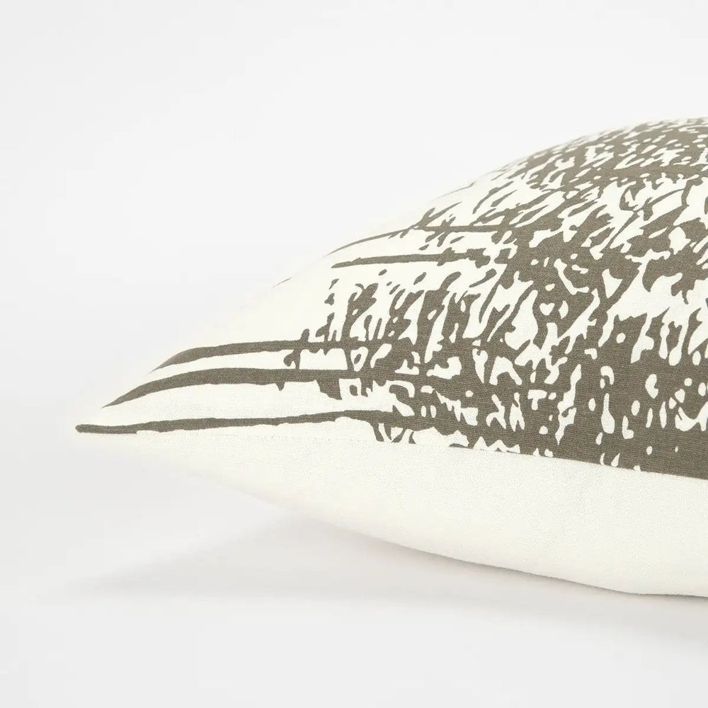 18" Gray Cotton Throw Pillow - Homeroots - Flyclothing LLC