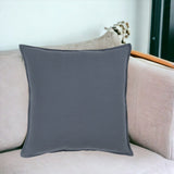 20" Slate Blue Cotton Throw Pillow - Homeroots - Flyclothing LLC