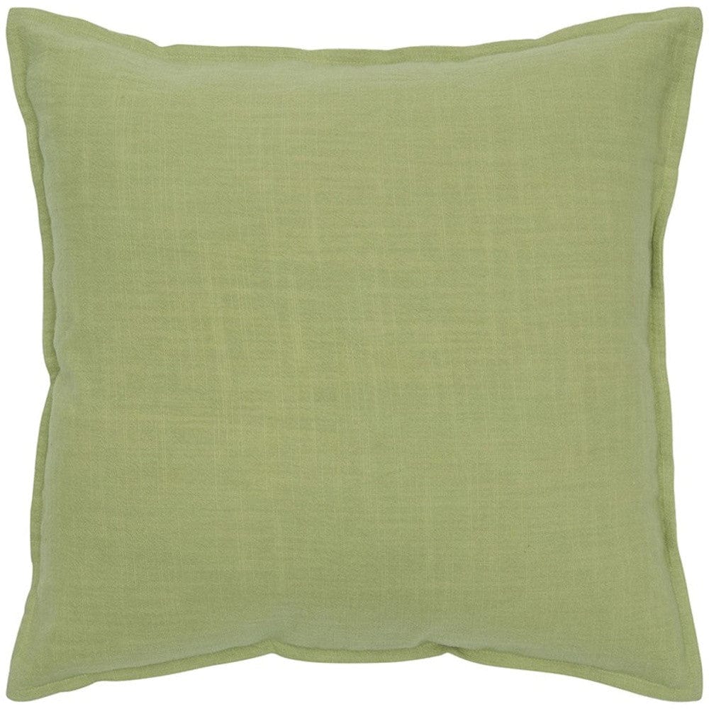 20" Lime Green Cotton Throw Pillow - Homeroots - Flyclothing LLC
