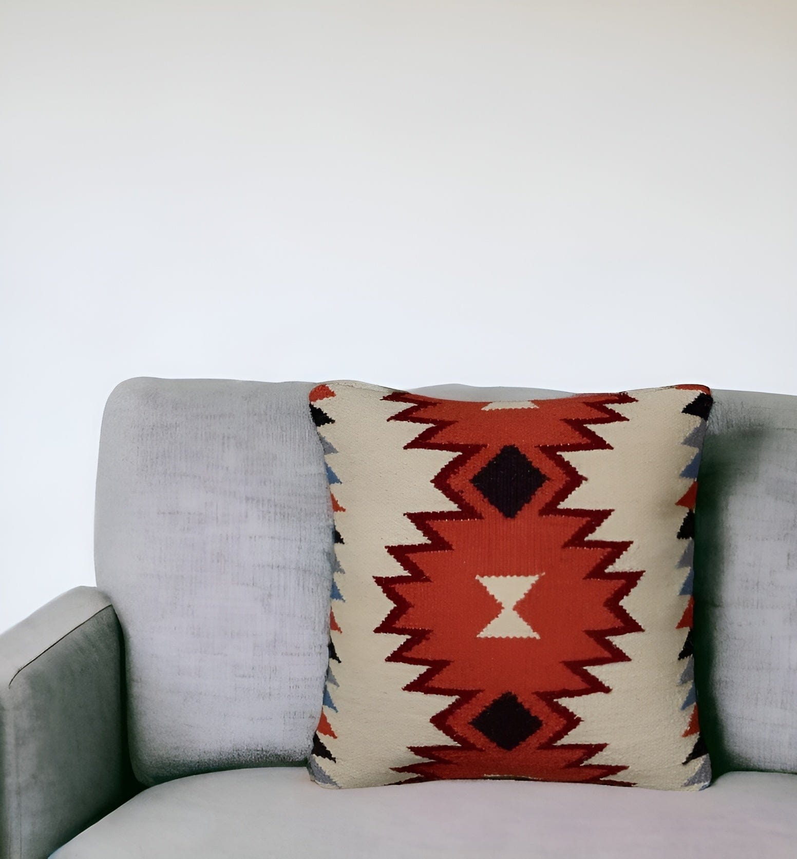 18" Orange and Ivory Cotton Throw Pillow - Homeroots - Flyclothing LLC