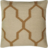 18" Natural Cotton Throw Pillow - Homeroots - Flyclothing LLC