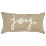 11" X 21" Natural Cotton Throw Pillow - Homeroots