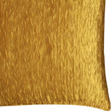 18" Gold Cotton Throw Pillow - Homeroots