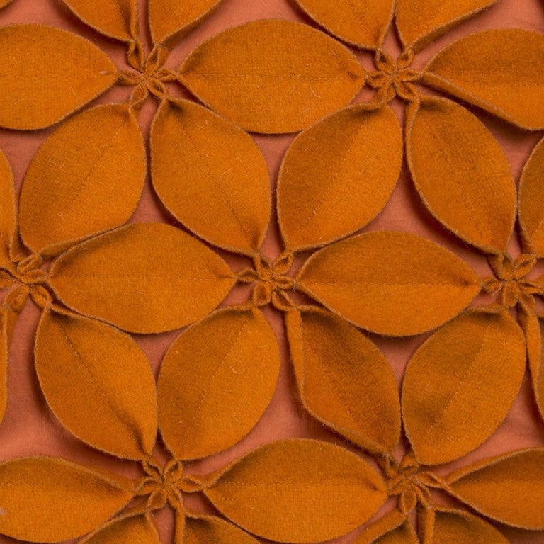 18" Orange Cotton Throw Pillow - Homeroots - Flyclothing LLC