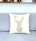 20" Ivory Cotton Throw Pillow - Homeroots