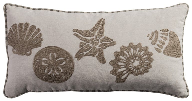 21" X 11" Khaki Cotton Throw Pillow - Homeroots - Flyclothing LLC