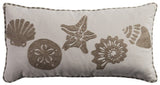 21" X 11" Khaki Cotton Throw Pillow - Homeroots