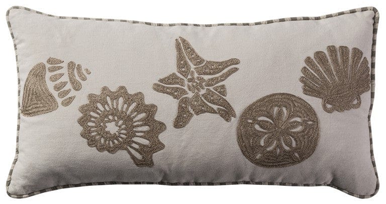 21" X 11" Khaki Cotton Throw Pillow - Homeroots - Flyclothing LLC