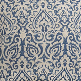 22" Navy Cotton Throw Pillow - Homeroots