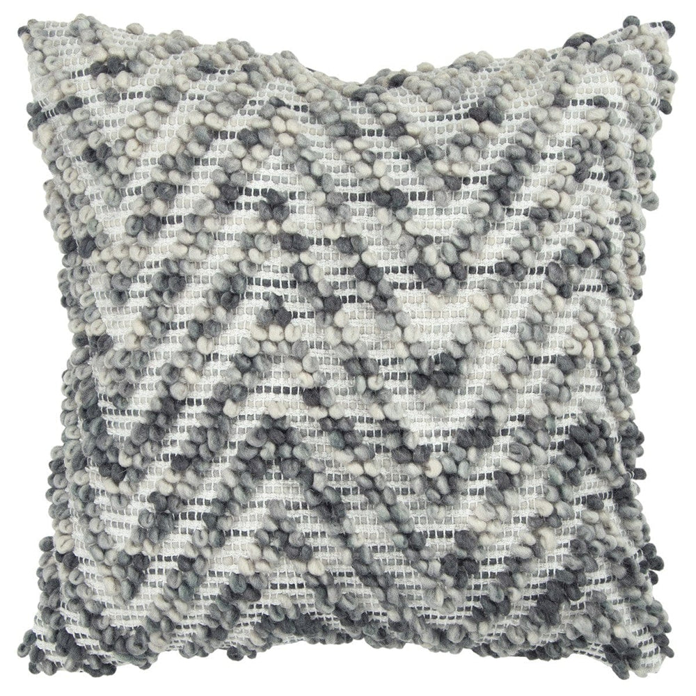 20" Natural Gray Cotton Throw Pillow - Homeroots - Flyclothing LLC