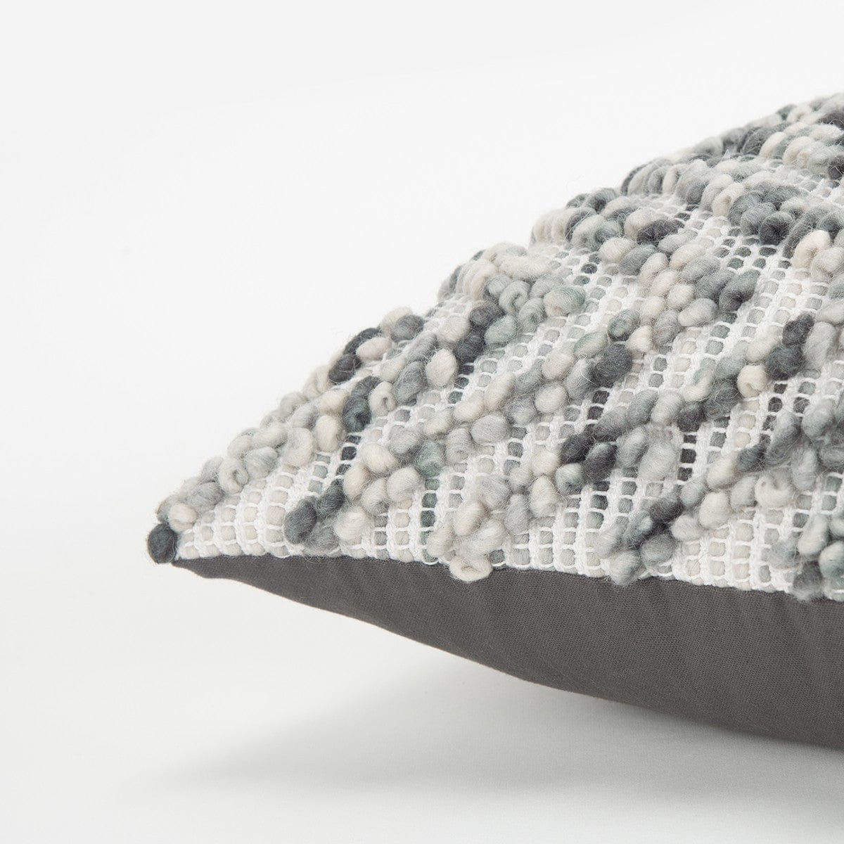 20" Natural Gray Cotton Throw Pillow - Homeroots - Flyclothing LLC