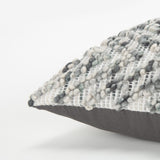 20" Natural Gray Cotton Throw Pillow - Homeroots