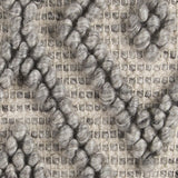 20" Natural And Gray Cotton Throw Pillow - Homeroots