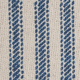 Blue Natural Ticking Stripe Throw Pillow - Homeroots - Flyclothing LLC