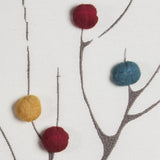 Set of Two 20" X 20" Brown Indoor Outdoor Throw Pillow Cover & Insert with Pom Poms - Homeroots