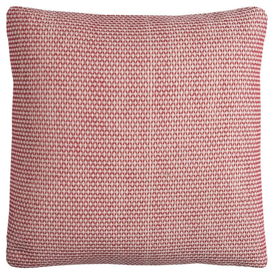 Red Ivory Scaled Diamond Pattern Throw Pillow - Homeroots