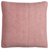 Red Ivory Scaled Diamond Pattern Throw Pillow - Homeroots