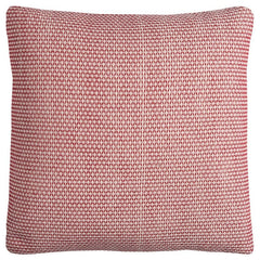 Red Ivory Scaled Diamond Pattern Throw Pillow - Homeroots
