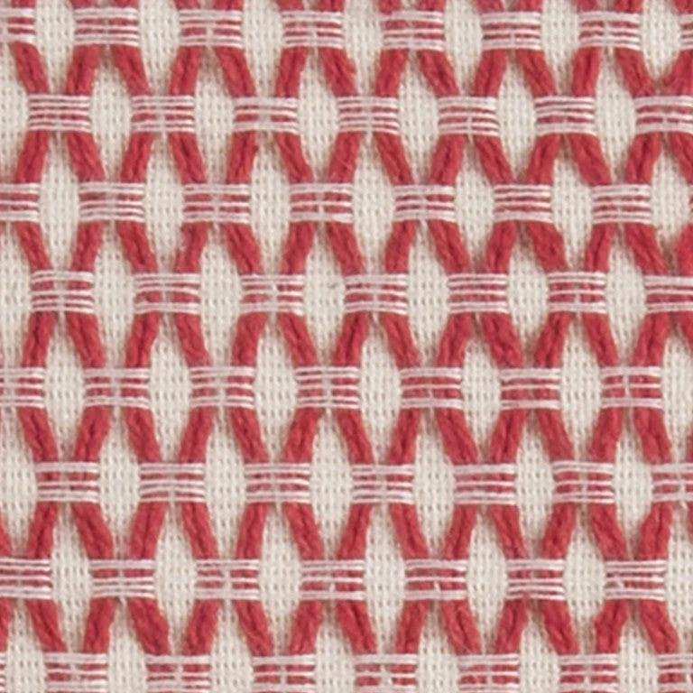 Red Ivory Scaled Diamond Pattern Throw Pillow - Homeroots - Flyclothing LLC