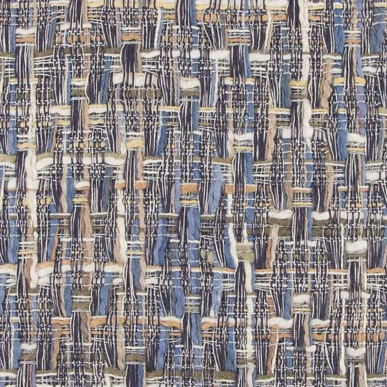 Blue Gray Metallic Nubby Textured Throw Pillow - Homeroots - Flyclothing LLC