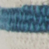 Teal White Kantha Stitch and Knots Throw Pillow - Homeroots - Flyclothing LLC