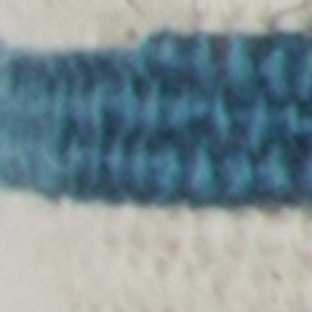 Teal White Kantha Stitch and Knots Throw Pillow - Homeroots - Flyclothing LLC