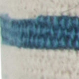 Teal White Kantha Stitch and Knots Throw Pillow - Homeroots - Flyclothing LLC