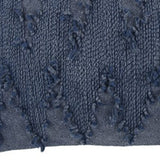 14" X 26" Indigo Cotton Throw Pillow - Homeroots - Flyclothing LLC