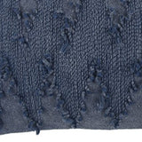 14" X 26" Indigo Cotton Throw Pillow - Homeroots