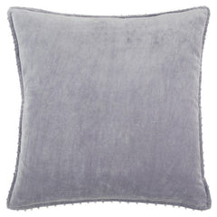 Soft Lilac Solid Pearl Beaded Edge Throw Pillow - Homeroots