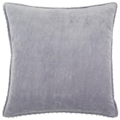 Soft Lilac Solid Pearl Beaded Edge Throw Pillow - Homeroots