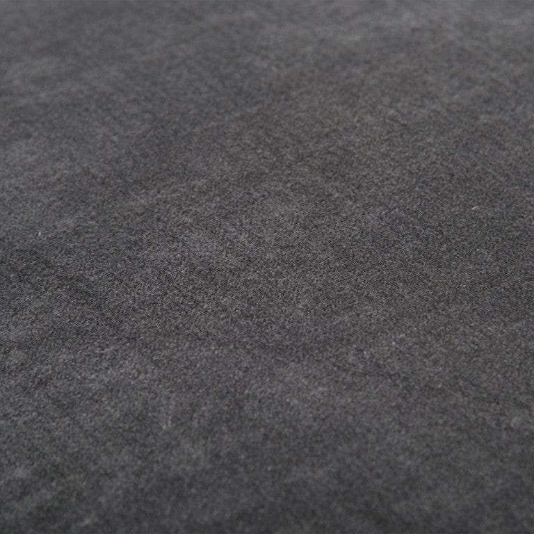 Dark Gray Solid Pearl Beaded Edge Throw Pillow - Homeroots - Flyclothing LLC