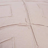 Blush Pin Tuck Diamond Pattern Throw Pillow - Homeroots - Flyclothing LLC