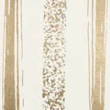 Gold Glam Stripe Beaded Throw Pillow