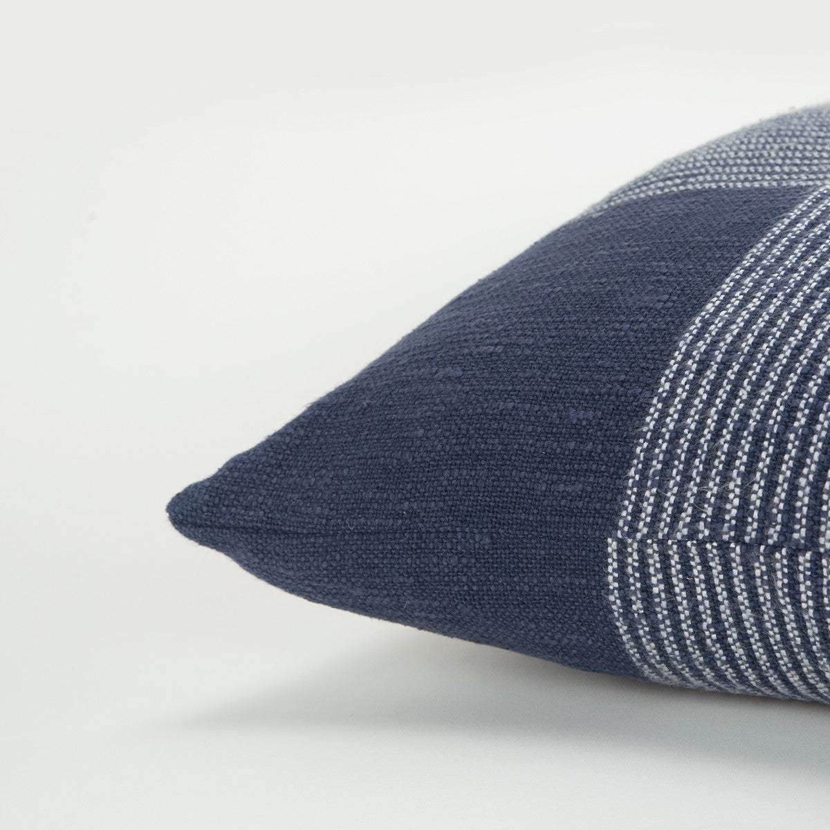 Indigo White Plaid Pattern Throw Pillow - Homeroots - Flyclothing LLC
