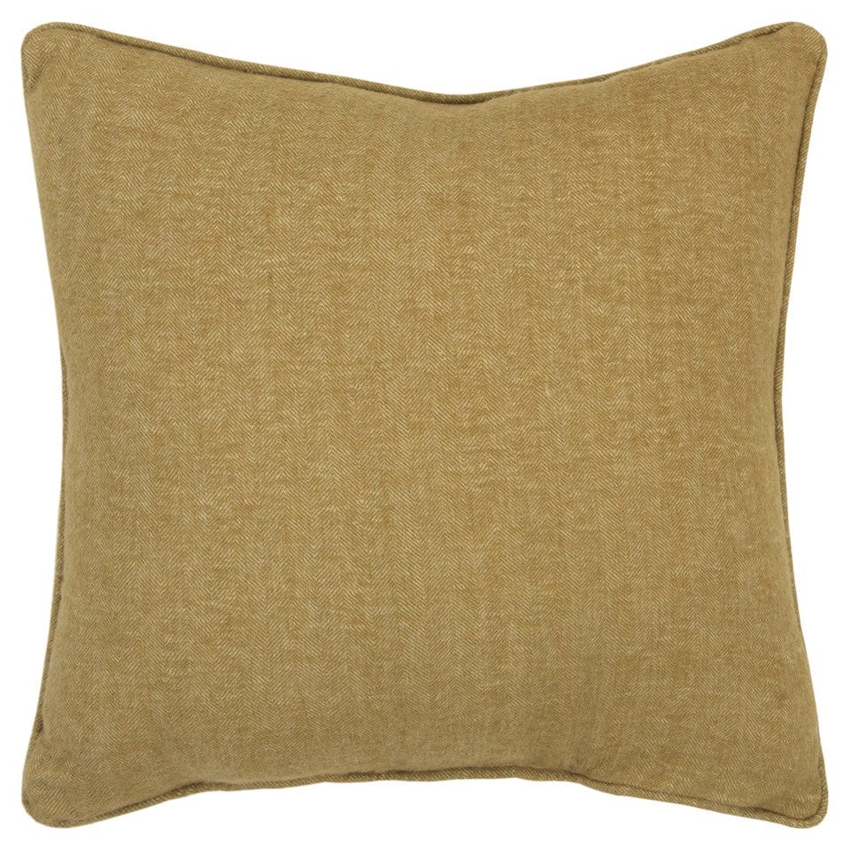 Gold Solid Classic Decorative Throw Pillow - Homeroots