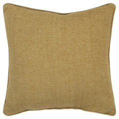 Gold Solid Classic Decorative Throw Pillow - Homeroots