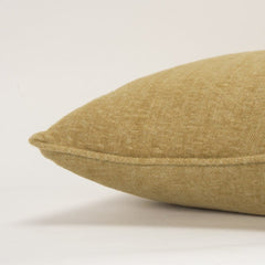 Gold Solid Classic Decorative Throw Pillow - Homeroots