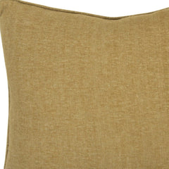 Gold Solid Classic Decorative Throw Pillow - Homeroots