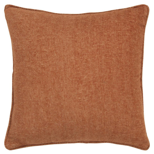 Orange Solid Classic Decorative Throw Pillow - Homeroots